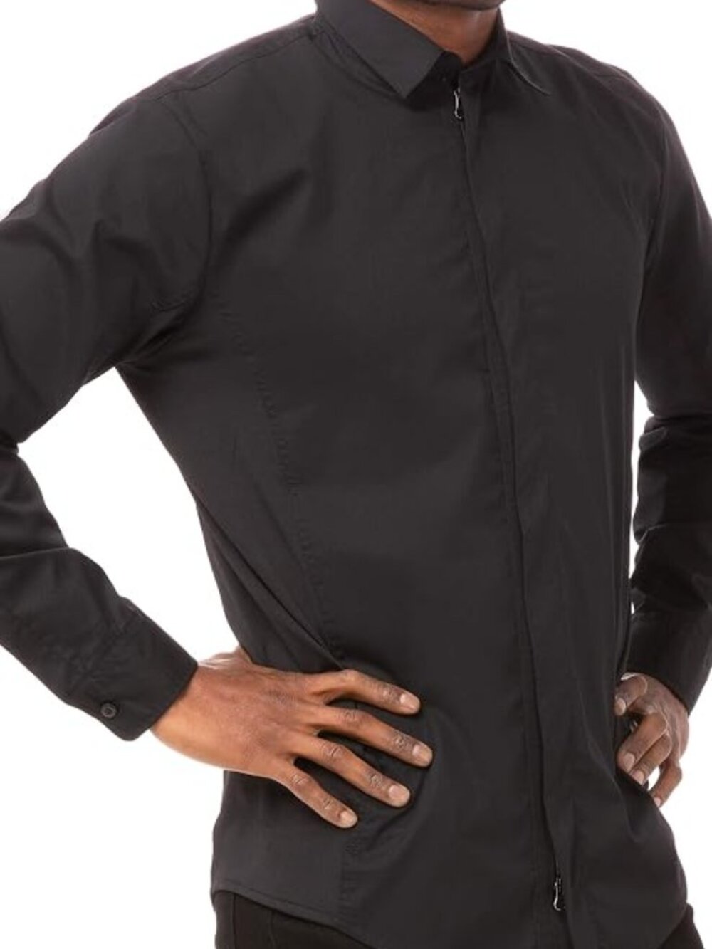 Chef Works Zip-Front Shirt